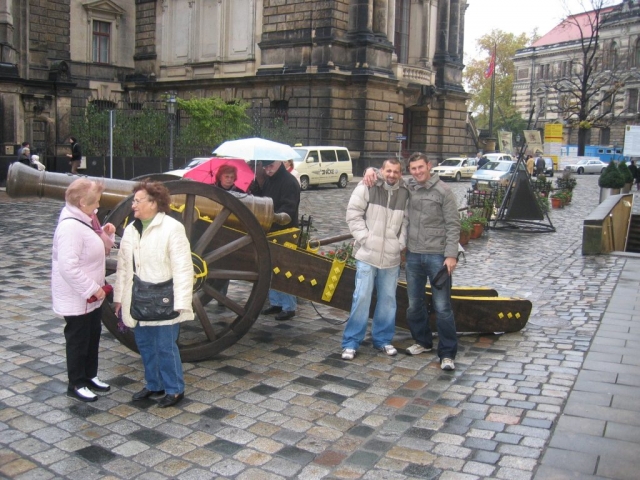 Kanone in der Altstadt
