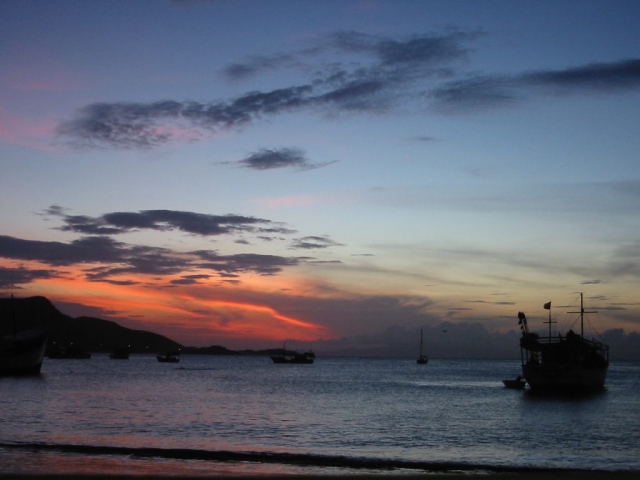 Sonnenuntergang am Strand