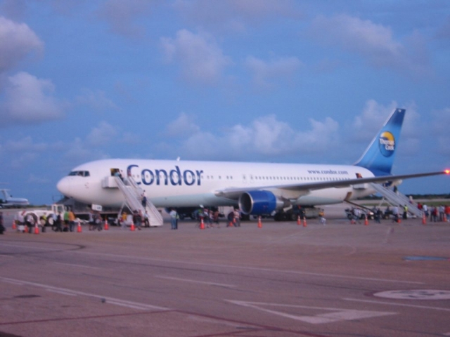 Der Flieger für die Heimreise
