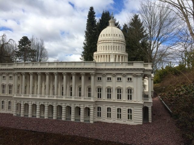 US-Capitol aus Legosteinen