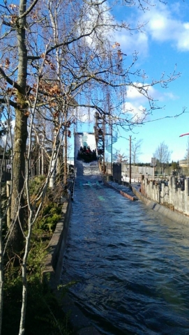 Wasserrutsche zum nasswerden