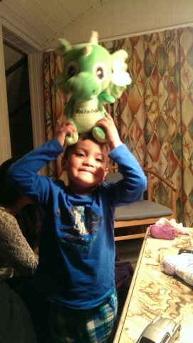 Junior in unserem Ferienhaus