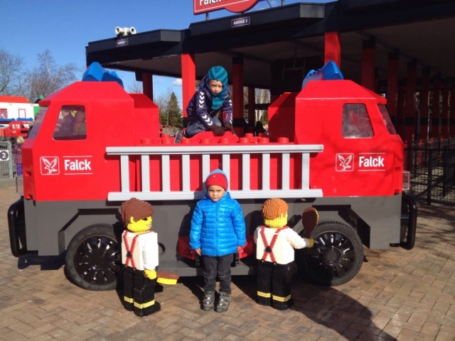 Junior for Feuerwehr mit Lego Feuerwehrmännern