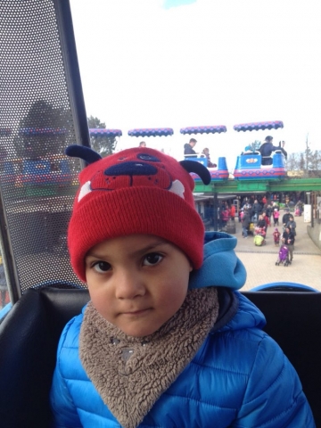 War schon etwas kalt zu Ostern