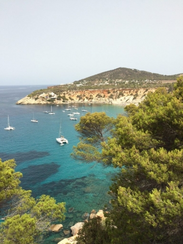 Blick in die Bucht Cala d'Hort