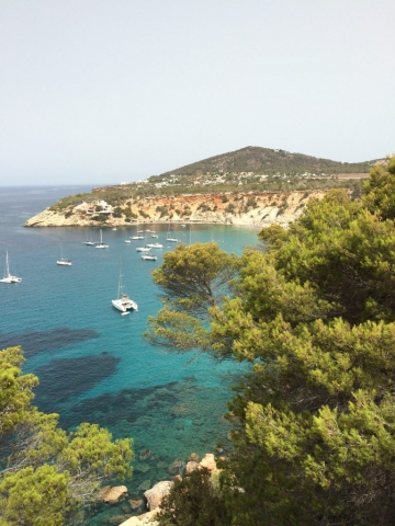 Blick in die Bucht Cala d'Hort