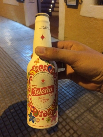 das Bier von der Insel Isleña