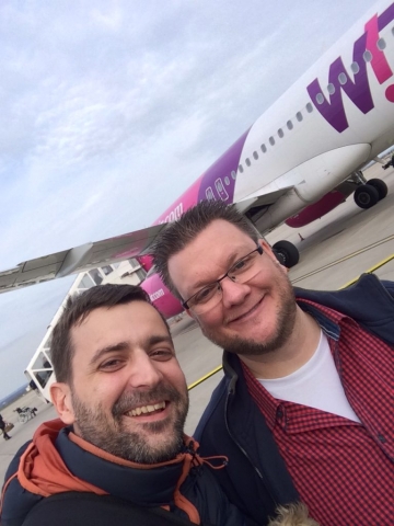 Auf geht es nach Riga.. Ab in den Wizzair Flieger in Düsseldorf