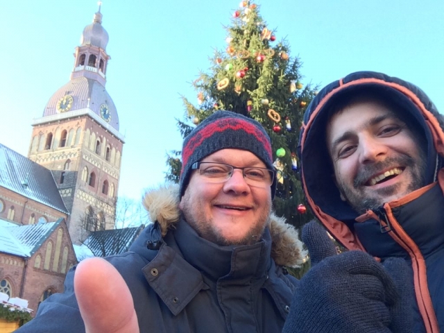 Weihnachten ist ja gerade erst vorbei, also steht der Weihnachtsbaum noch