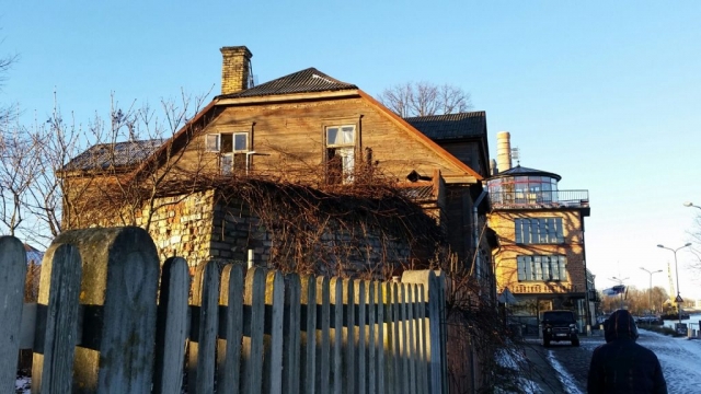 weitere Häuse im Kalnciema Viertel