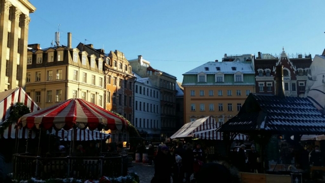 Weihnachtsmarkt in Riga