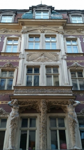 tolle Gestaltung der Häuser - historische Architektur