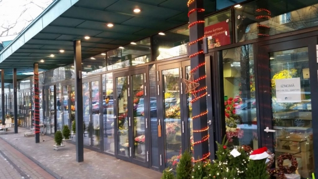 viele Blumenläden nebeneinander in der Stadt.. Offenbar werden hier gerne Blumen gekauft.