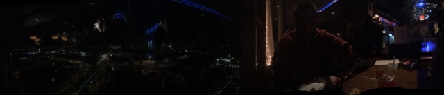 Panorama von der Sky Lounge