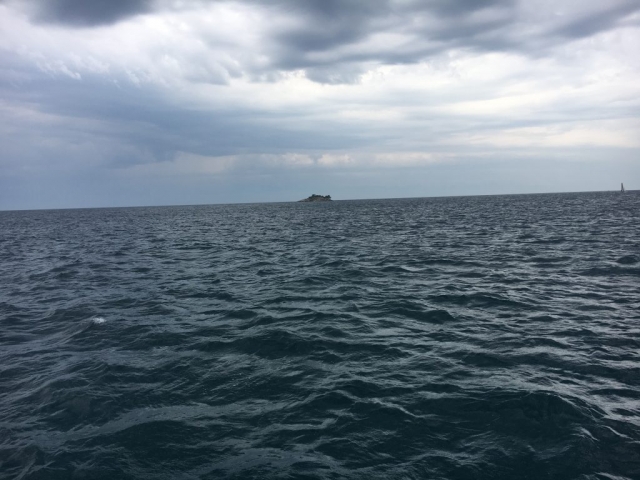 oder es war einfach nur diese in der Ferne liegende Insel
