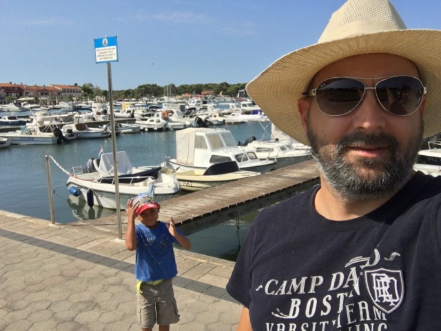 Am "Yachthafen" von Medulin. Leider nur kleine Boote