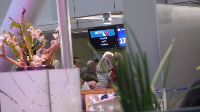 Warten, das mein Check-In beginnt