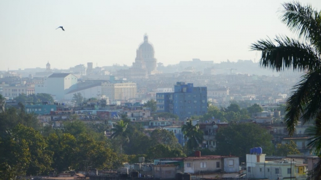 Blick von meinem Hotel auf das Capitolio