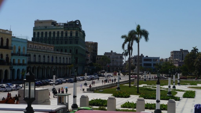 Blick von den Stufen des Capitolio nach rechts